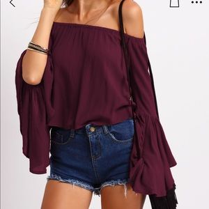Off the shoulder top